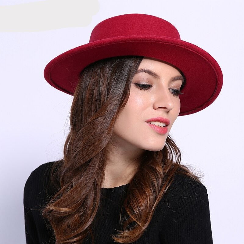 Fedora jazz hatt i ull