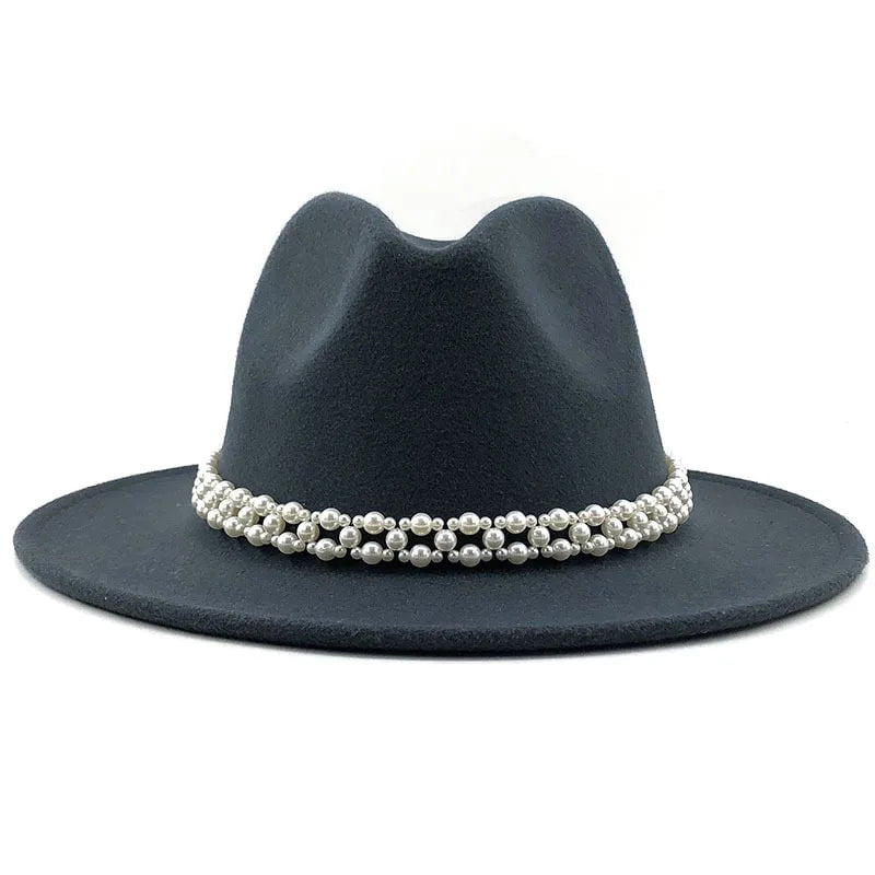 Fedora klasikinė veltinė skrybėlė