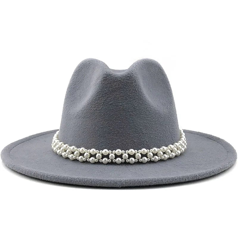Fedora klasikinė veltinė skrybėlė