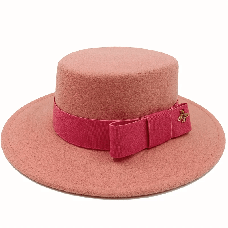 Fedora Chic vilnonė skrybėlė