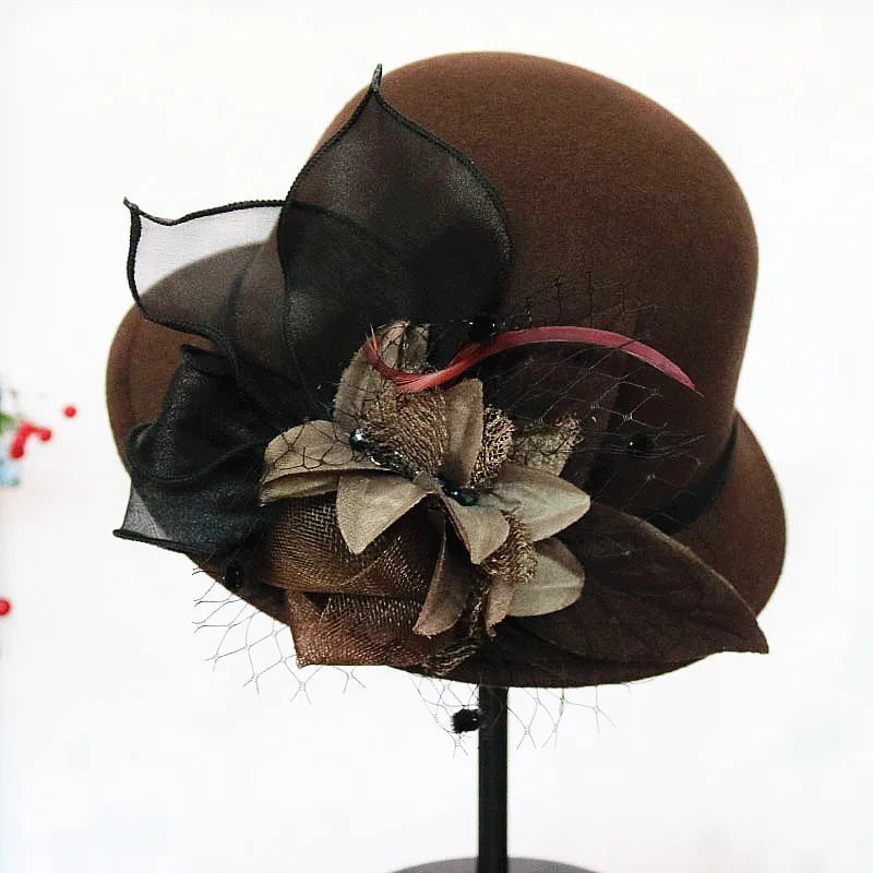 Vakarinė cloche skrybėlė