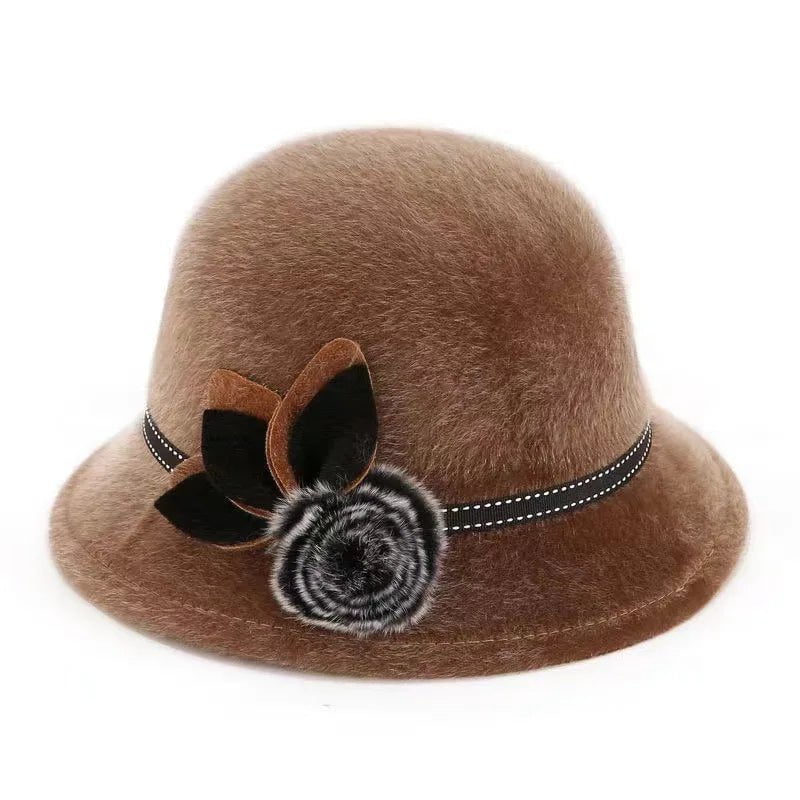 Rafinuota cloche skrybėlė
