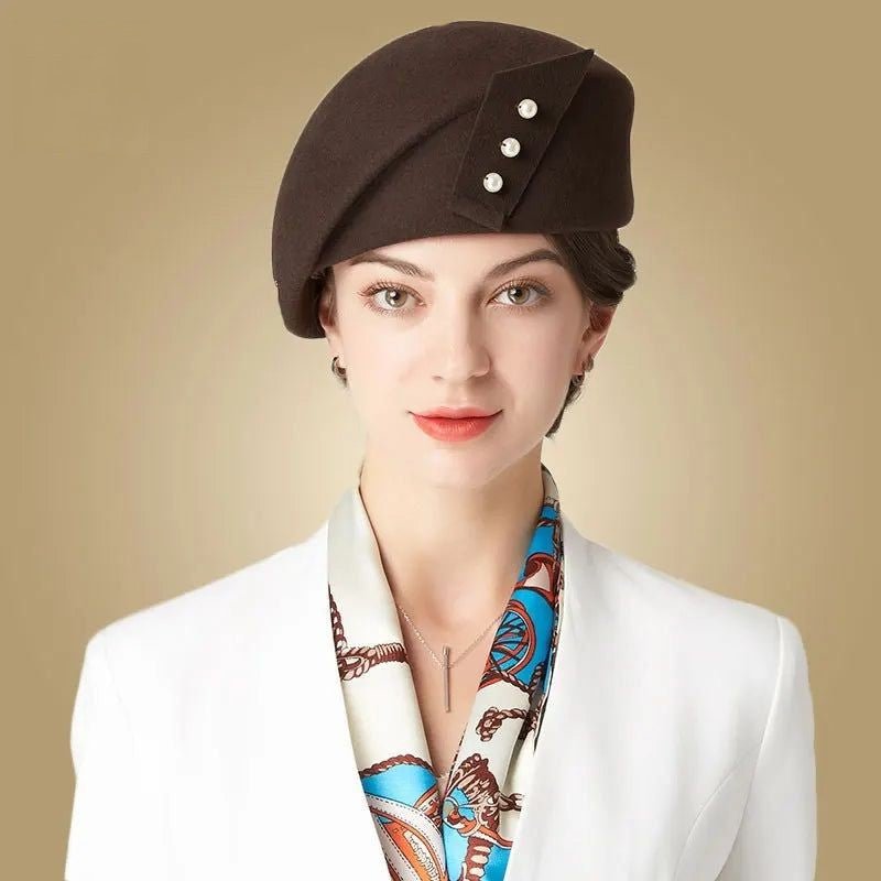 Veltinė fetrinė skrybėlė