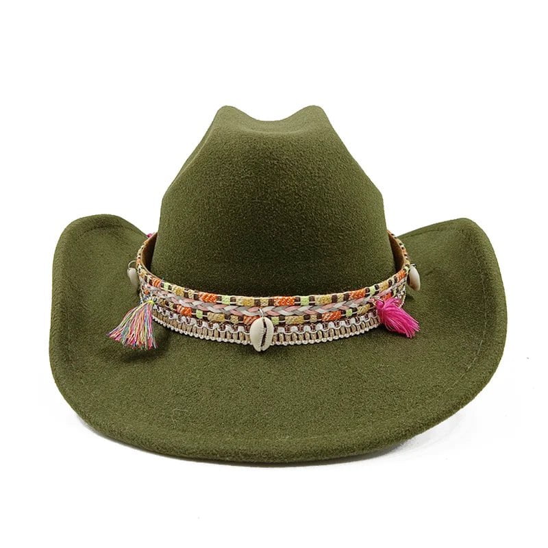 Stetsonas su buliaus formos dekoru