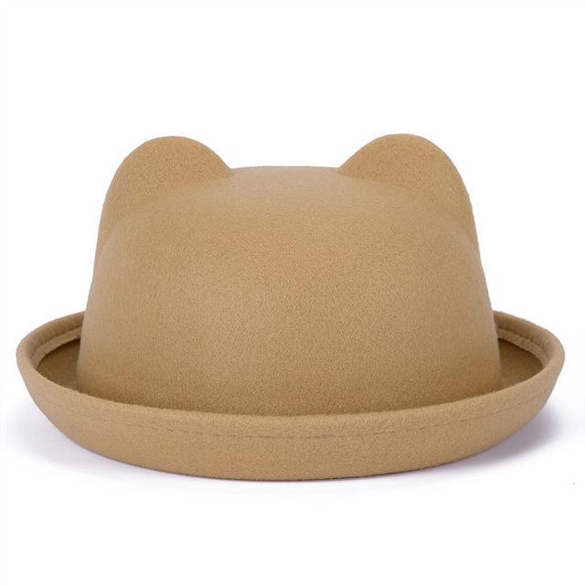 Katės ausys Fedora kepurė