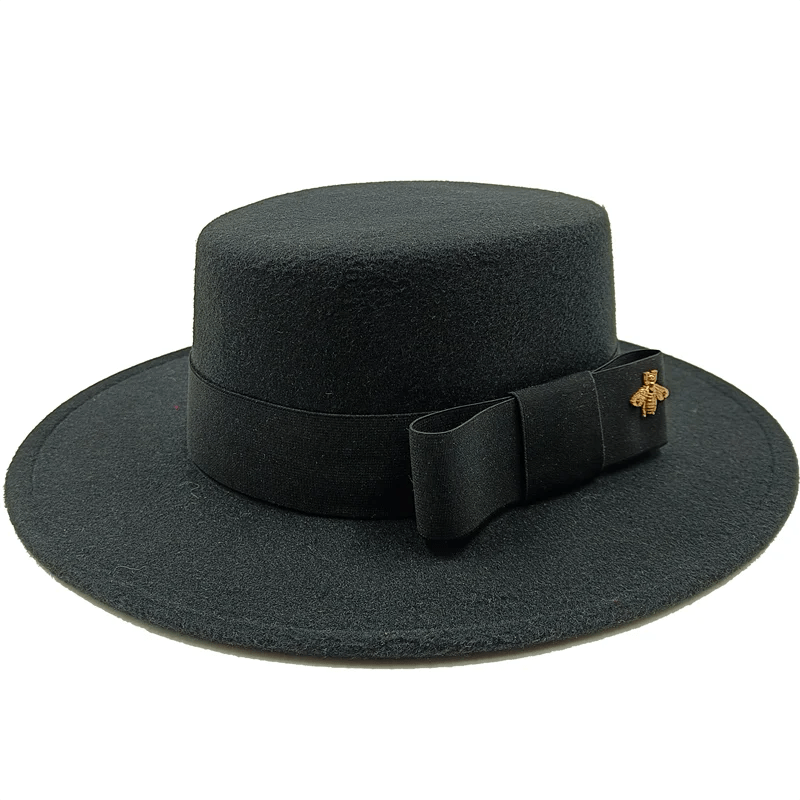 Fedora Chic vilnonė skrybėlė