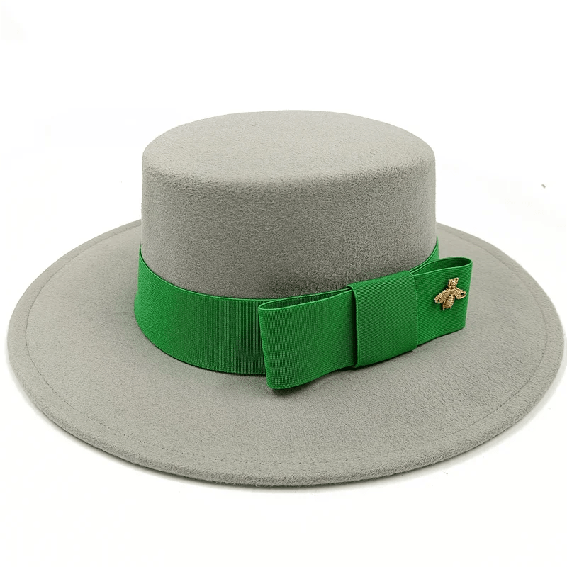 Fedora Chic vilnonė skrybėlė
