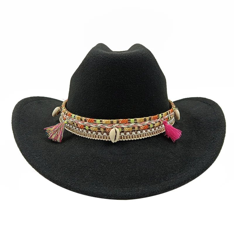 Stetsonas su buliaus formos dekoru