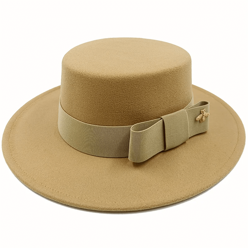 Fedora Chic vilnonė skrybėlė