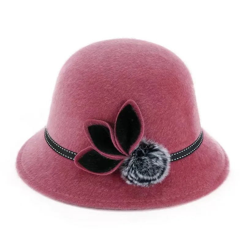 Rafinuota cloche skrybėlė