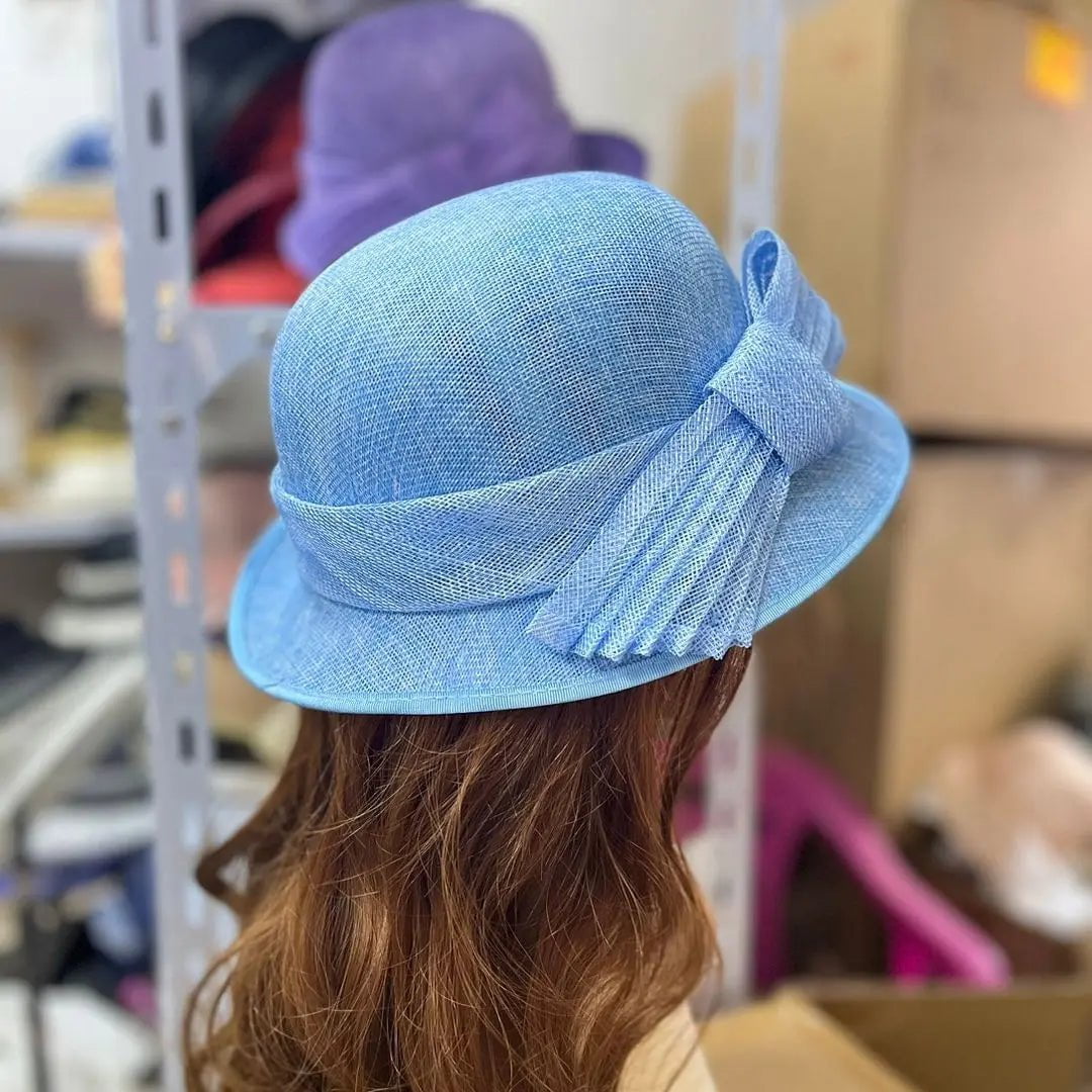 Klasikinė lininė cloche skrybėlė