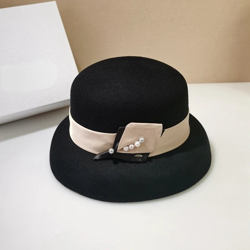 Originali veltinio cloche skrybėlė
