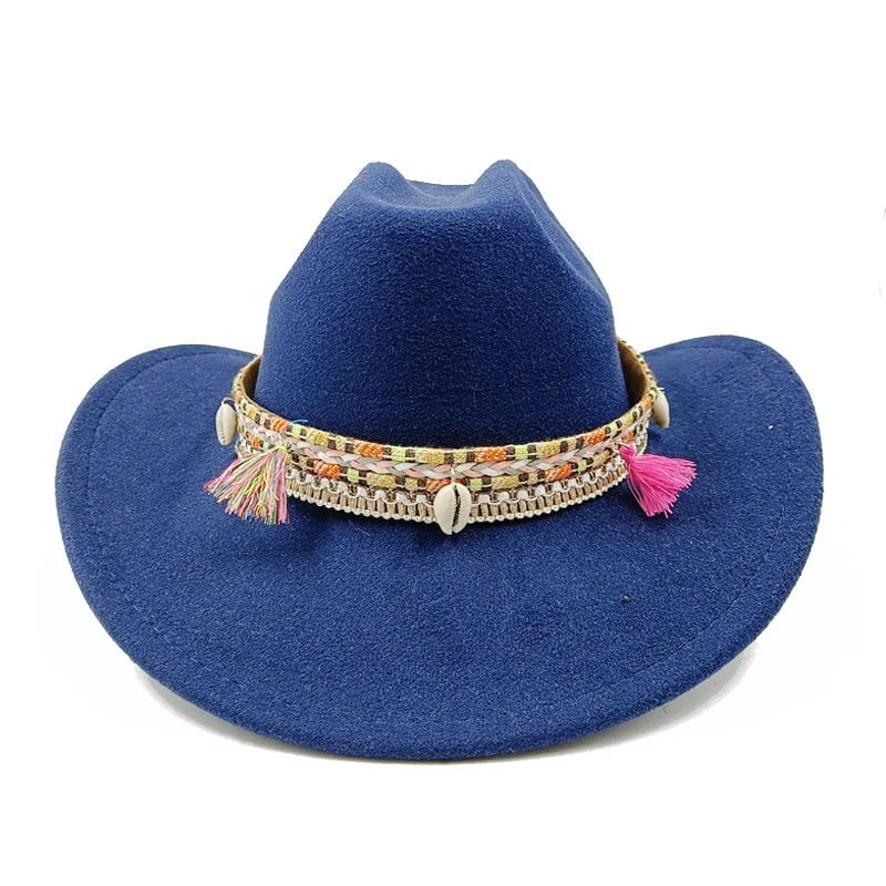 Stetsonas su buliaus formos dekoru
