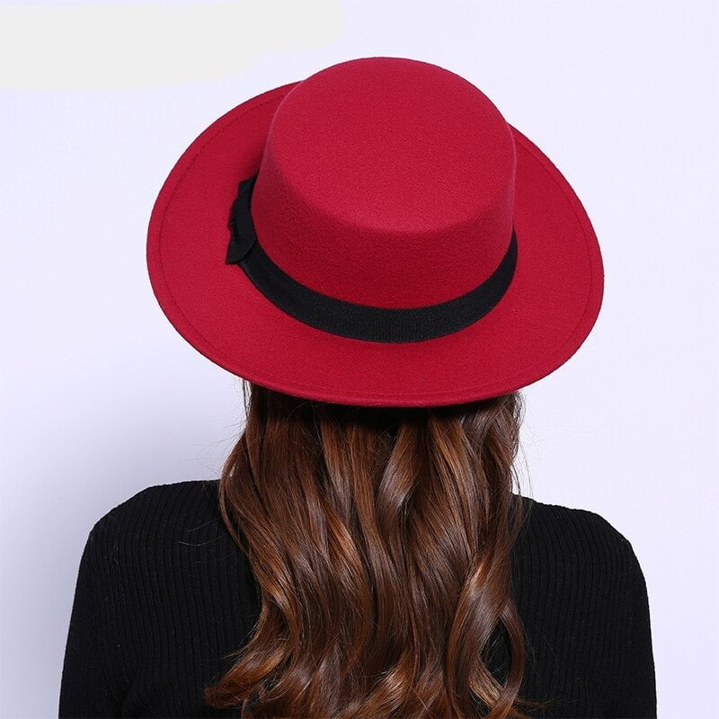 Fedora jazz hatt i ull