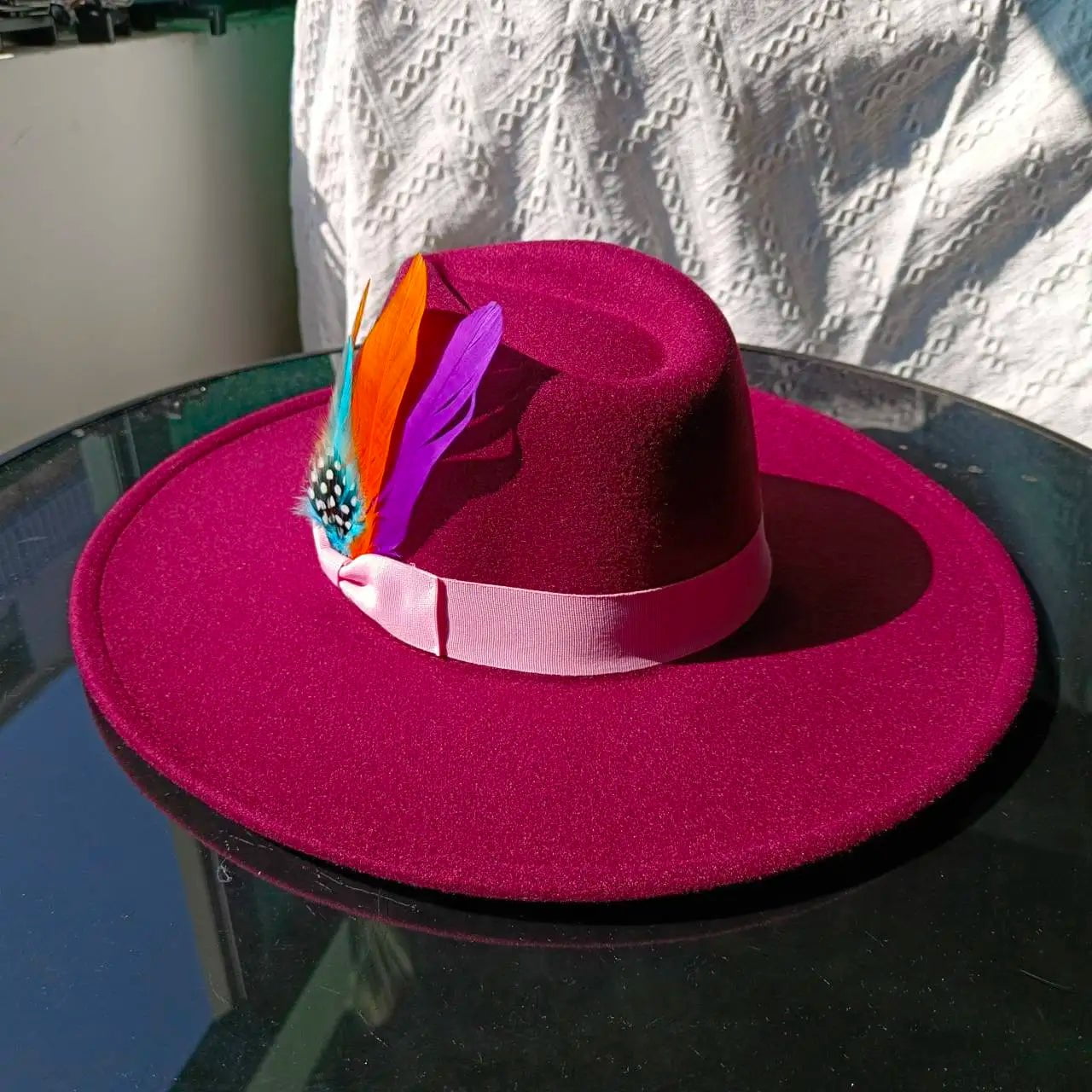 Fedora bohemiška veltinė skrybėlė