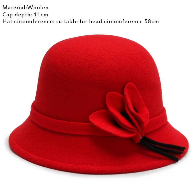 Rafinuota cloche skrybėlė