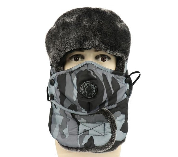 Žieminė kepurė Bomber kepurė Rusija