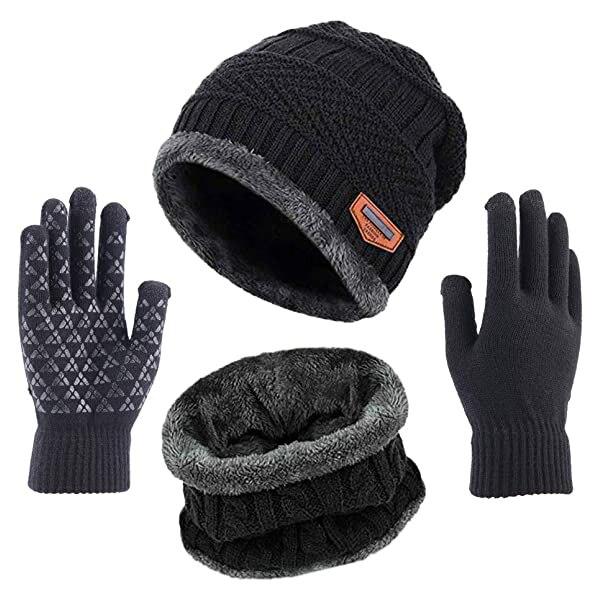 Kepurė šalikas pirštinės unisex