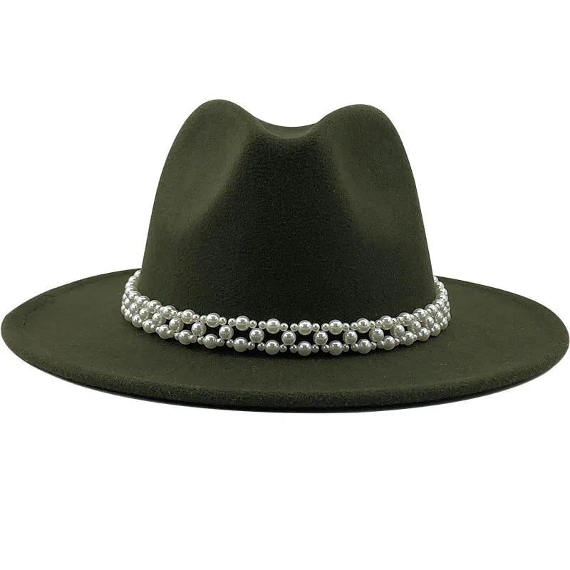 Fedora klasikinė veltinė skrybėlė