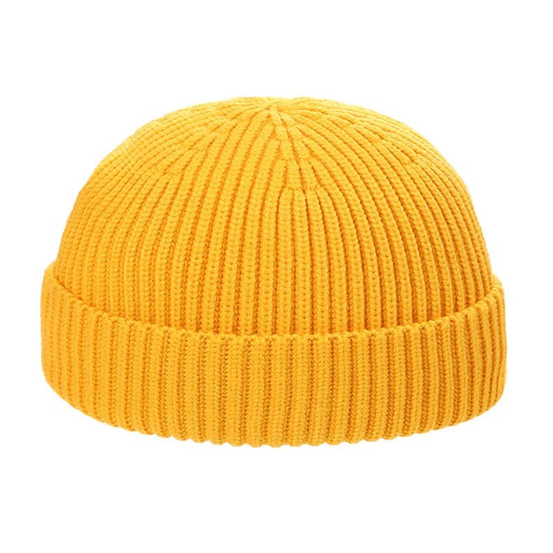 Paprasta megzta kepurė vyrams