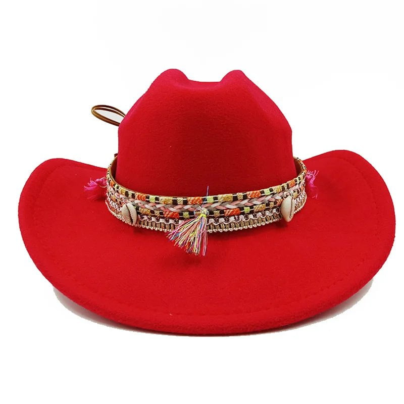 Stetsonas su buliaus formos dekoru