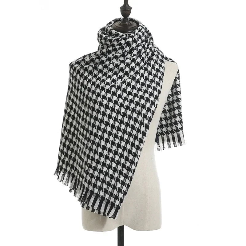 Kašmyro “Houndstooth” šalikas