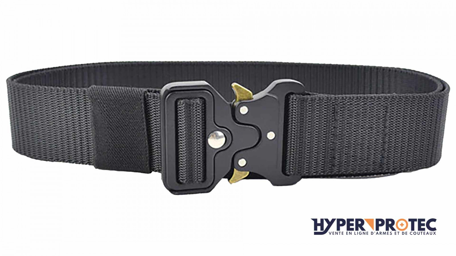 Centură tactică de bază din cordura neagră