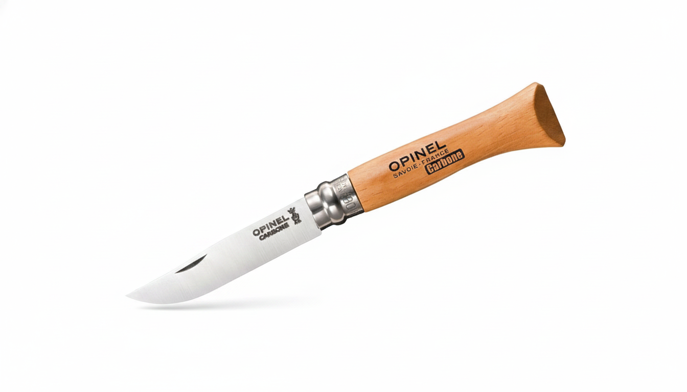 Opinel cu lamă din oțel carbon nr. 6