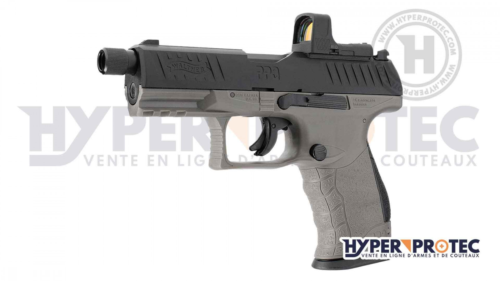 Пистолет с олово Walther PPQ M2 Q4 Tac Combo
