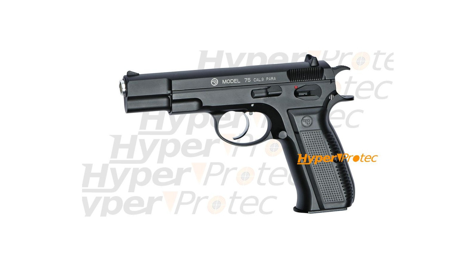 Комплект CZ 75, метална въздушна реплика, газ и CO2, blowback Комплект CZ 75, метална въздушна реплика, газ и CO2, blowback
