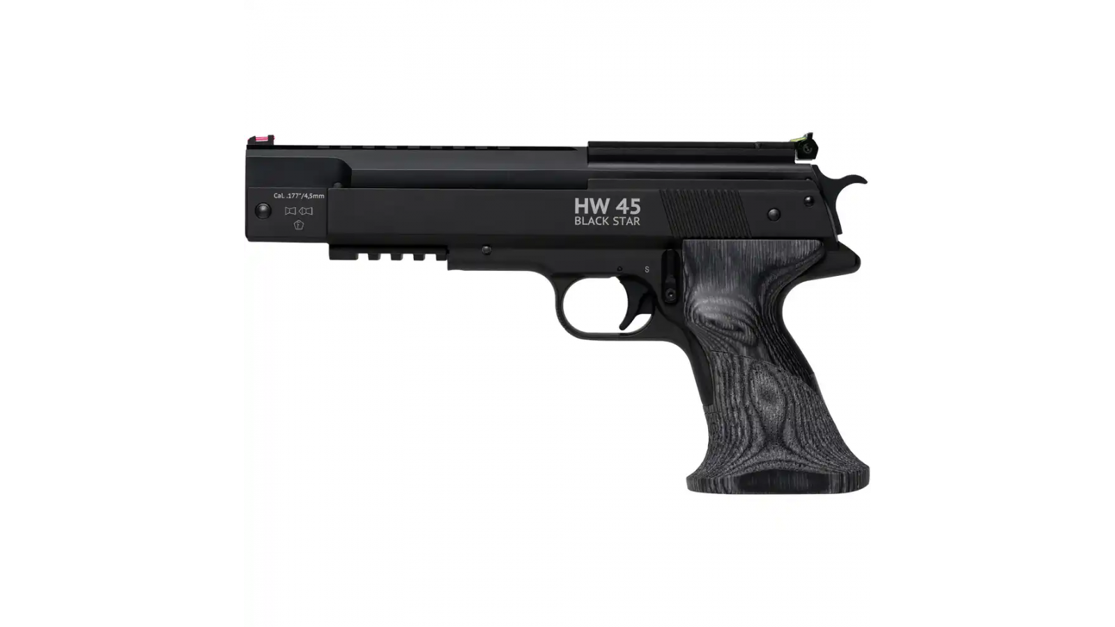 Pistol cu alice Weihrauch HW 45 Black Star