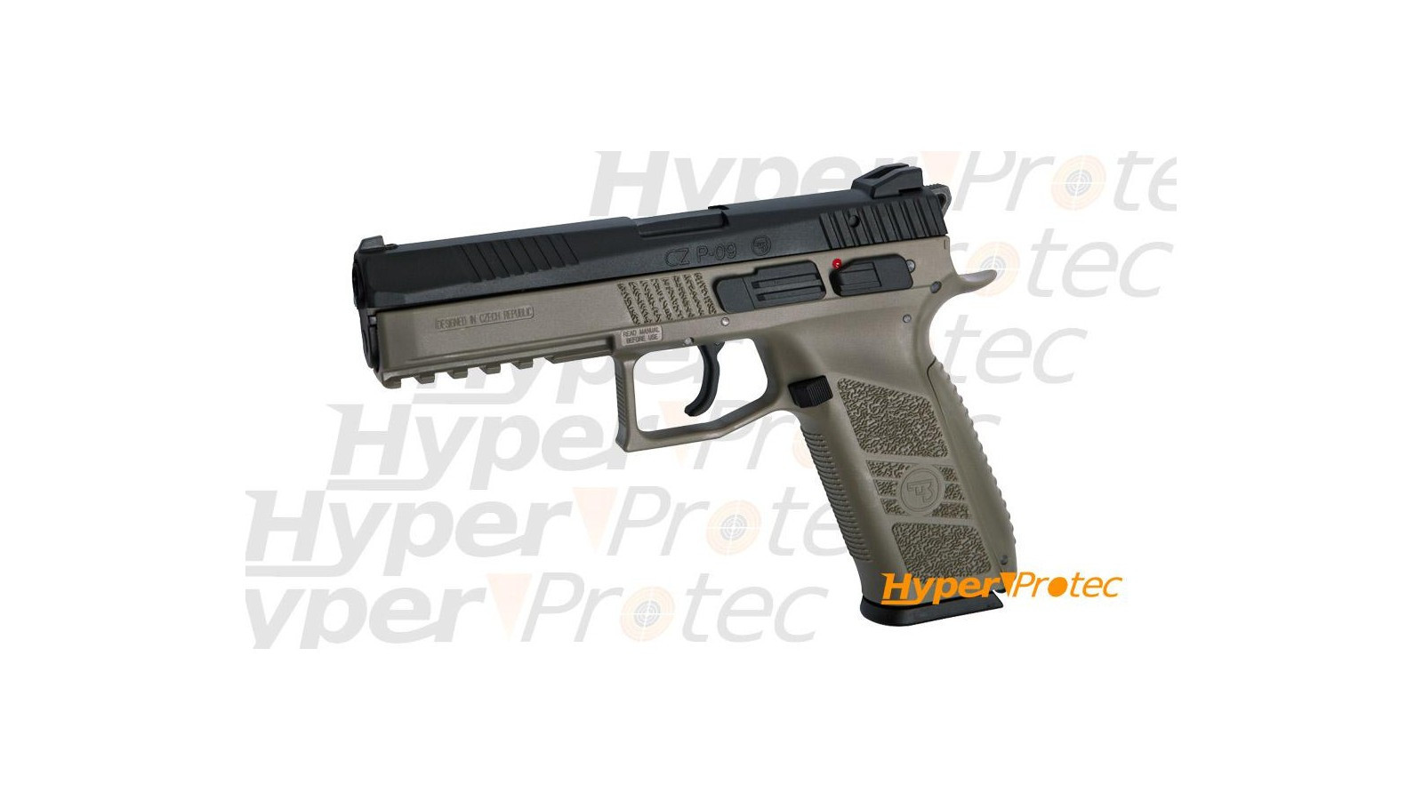 Реплика на пистолет CZ P09 GBB FDE Реплика на пистолет CZ P09 GBB FDE