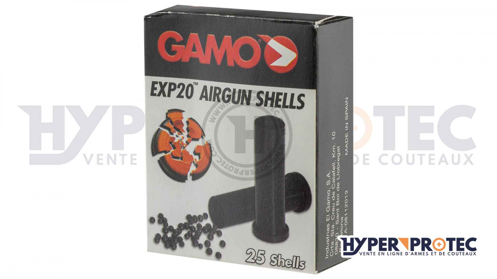 Кутия с 25 патрона с сачми за Gamo Viper Express 5,5 мм