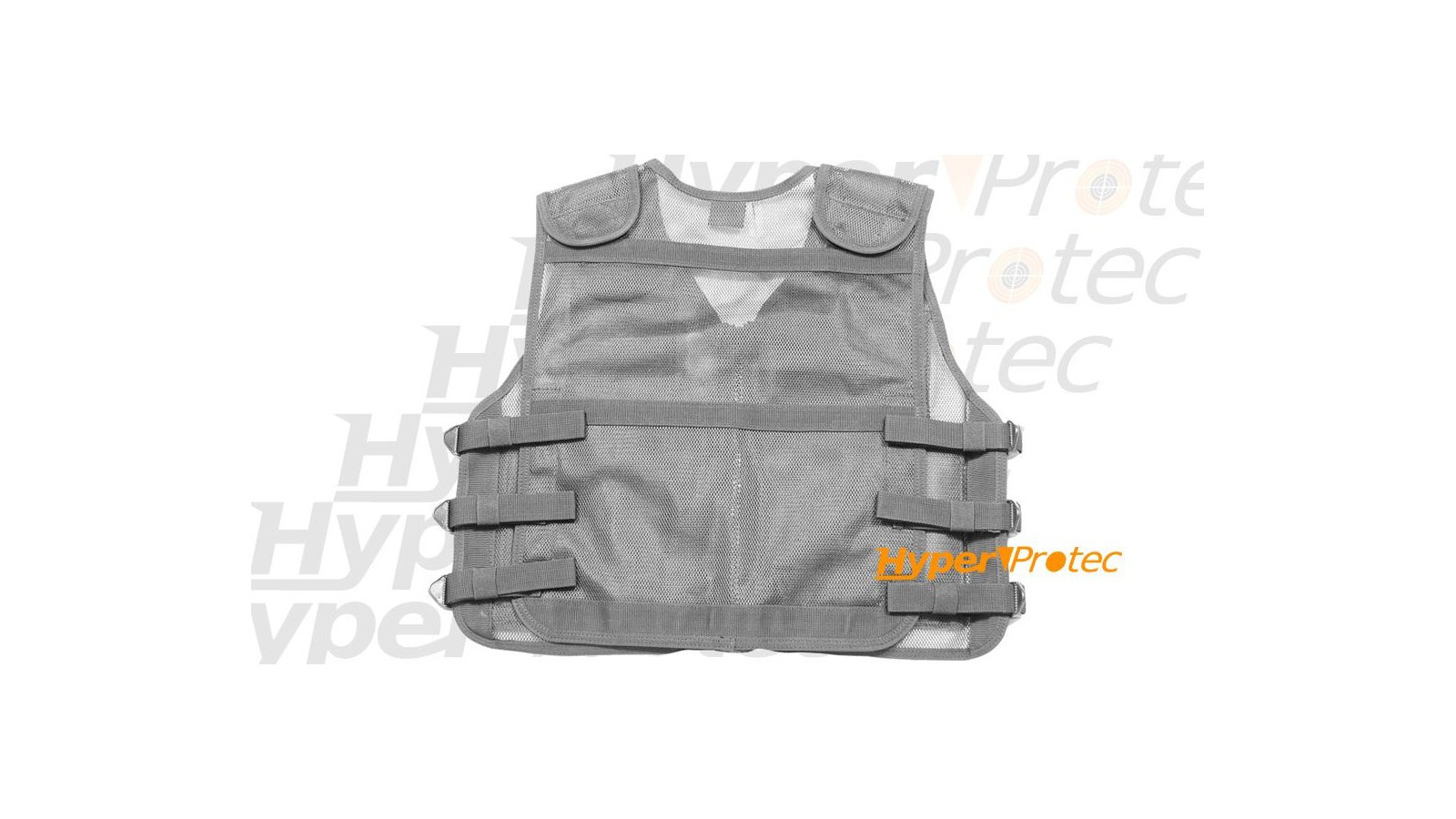 Vestă tactică neagră pentru airsoft - dreptaci