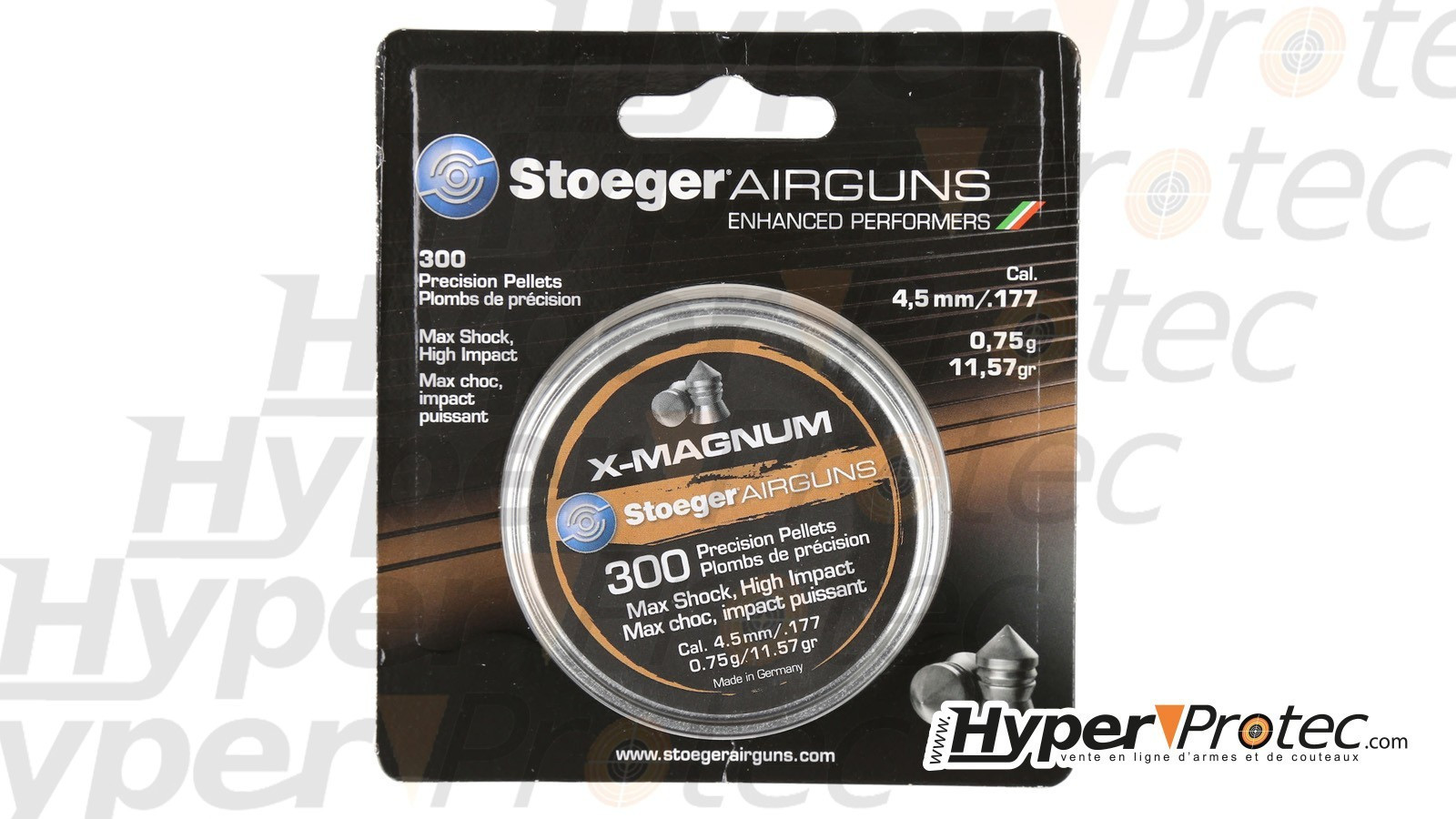 Олово 4,5 мм Stoeger X-Magnum Олово 4,5 мм Stoeger X-Magnum