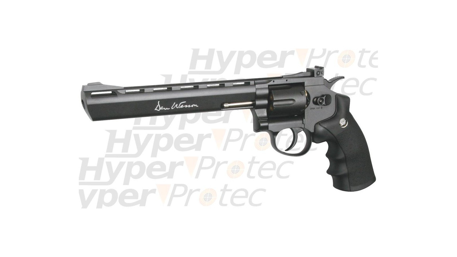 Revolver Dan Wesson negru 8 inci – airsoft CO2 6 mm Revolver Dan Wesson negru 8 inci – airsoft CO2 6 mm