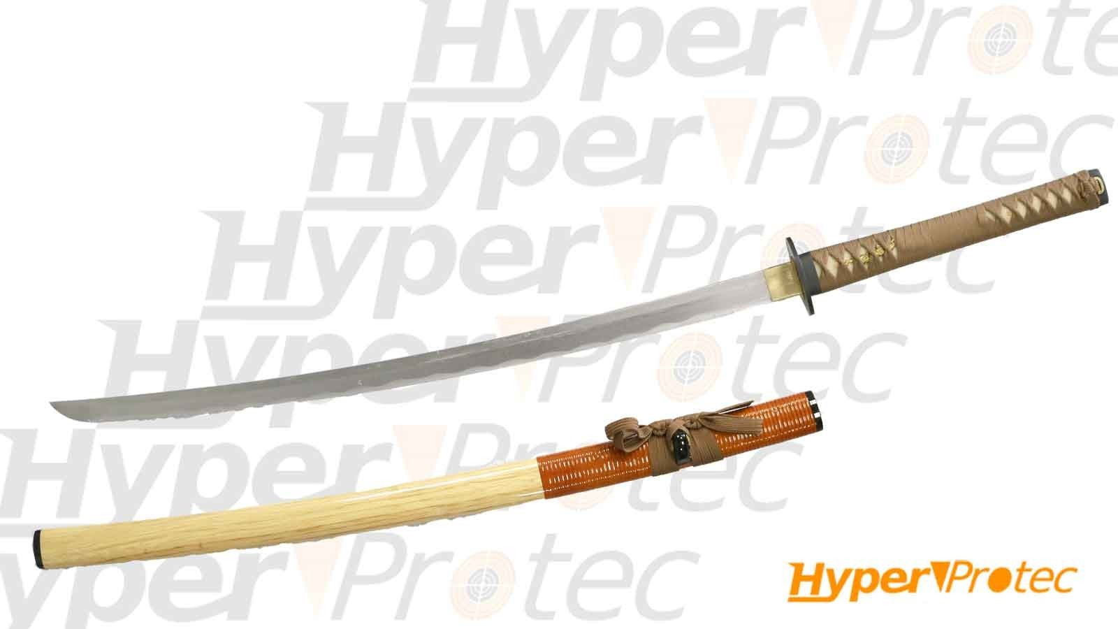 Katana Maru z přírodního dřeva