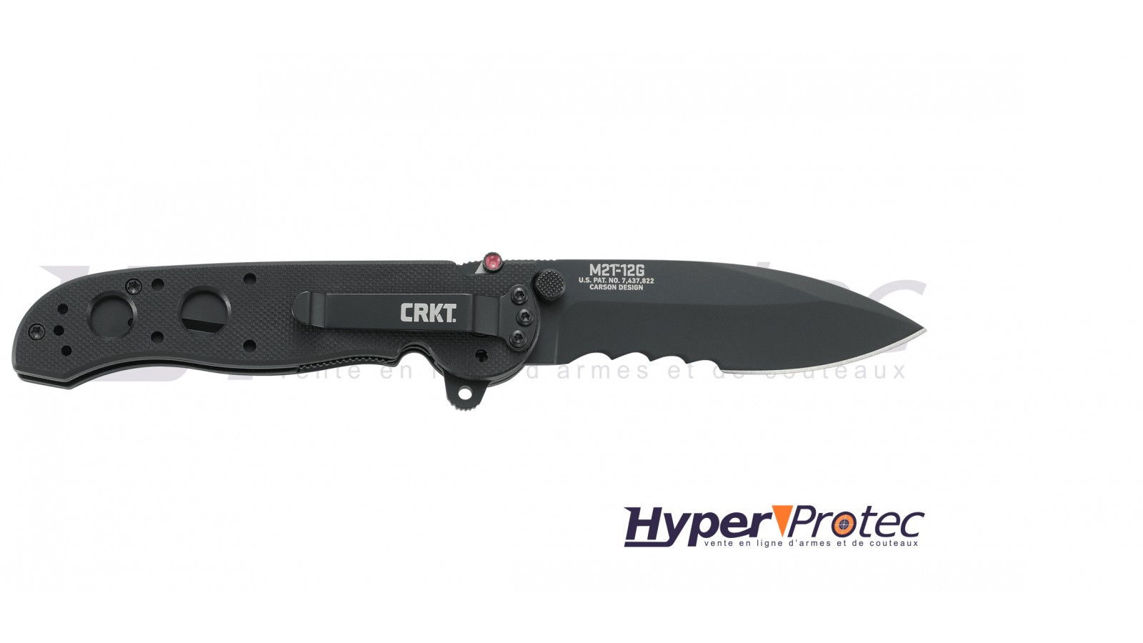 Сгъваем нож CRKT M21 с анодизирано черно острие, унисекс