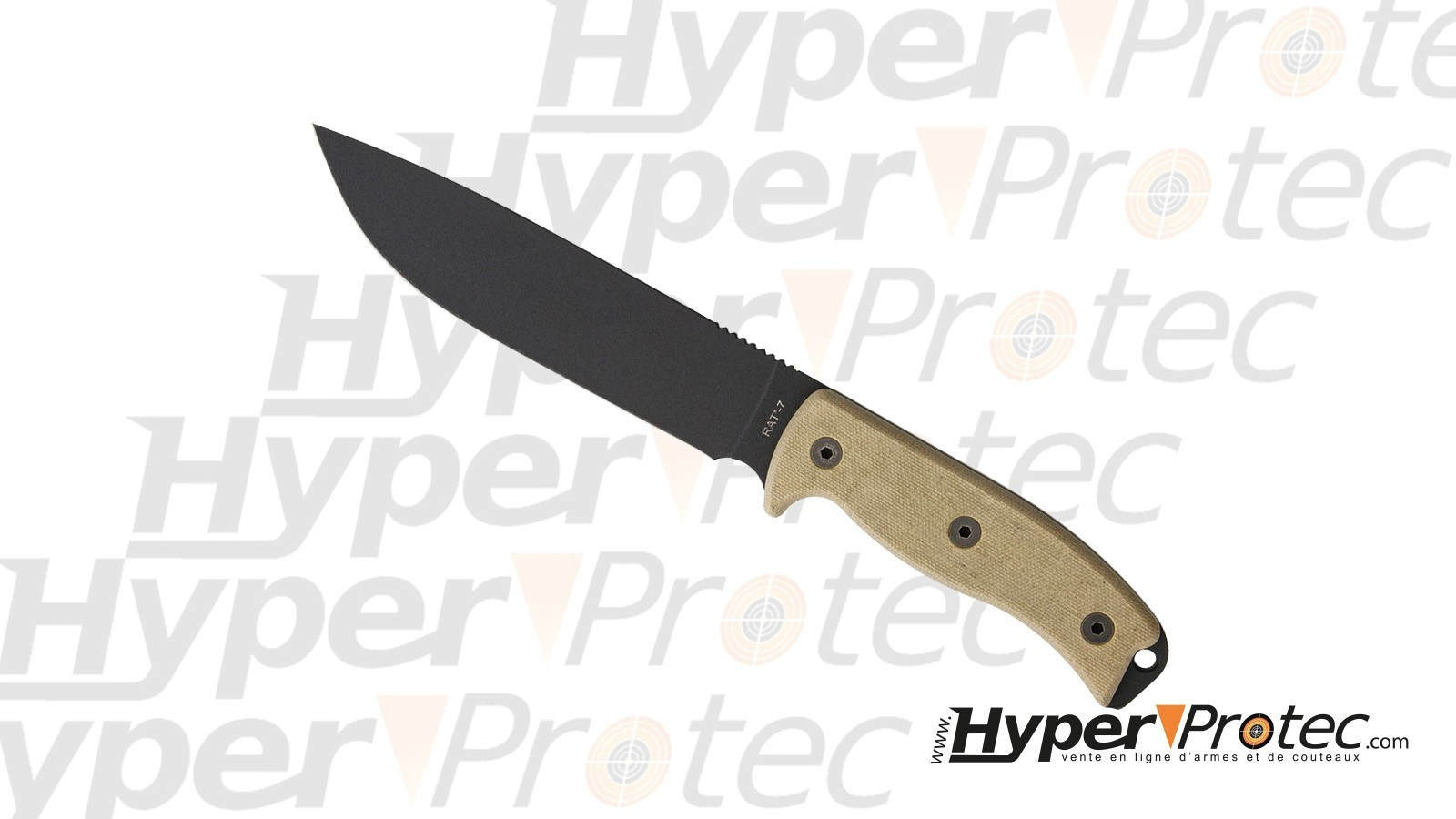 Ловен нож Ontario RAT-7 с твърд калъф Ловен нож Ontario RAT-7 с твърд калъф
