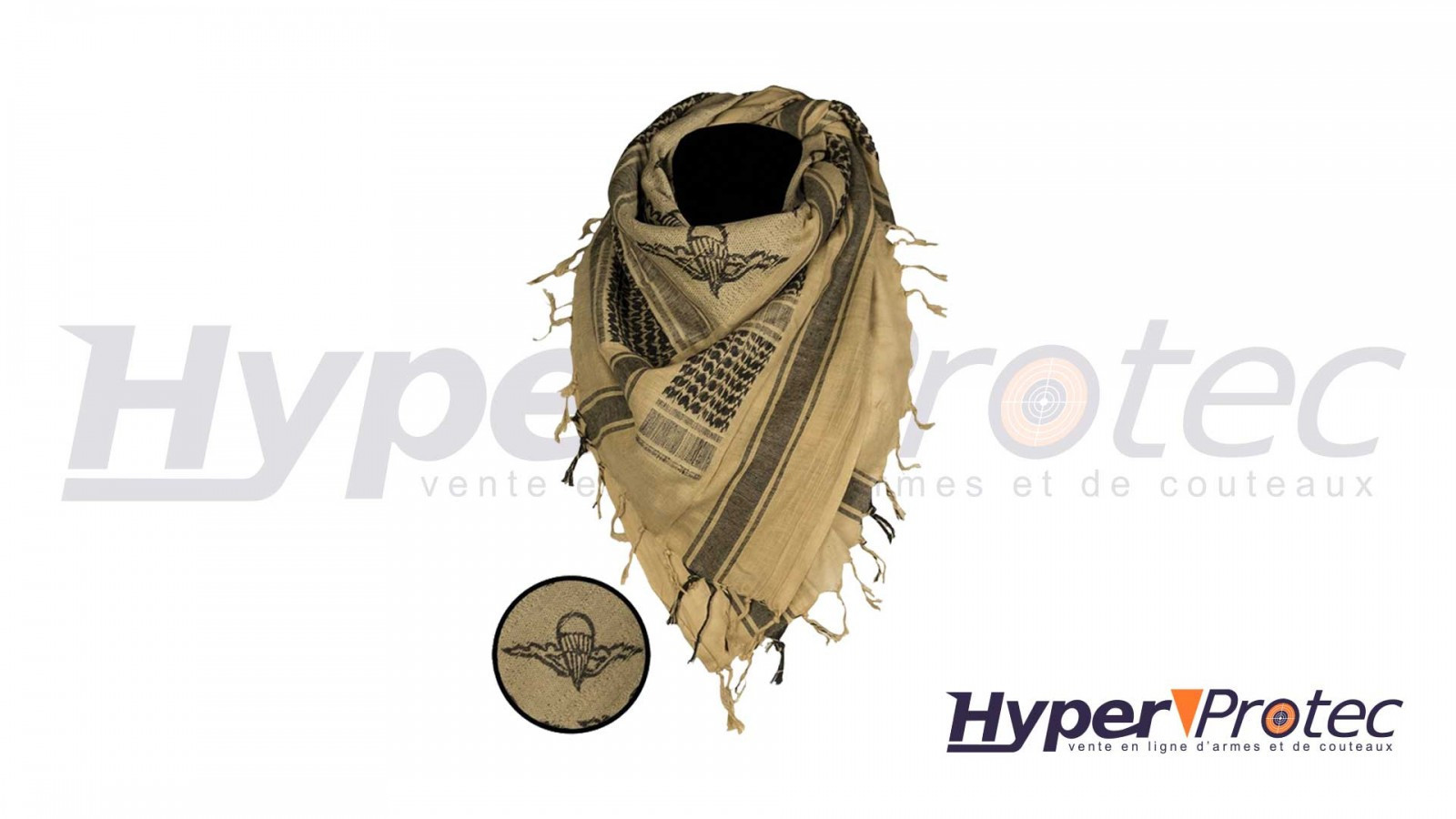 Keffieh paratrooper coyote/negru