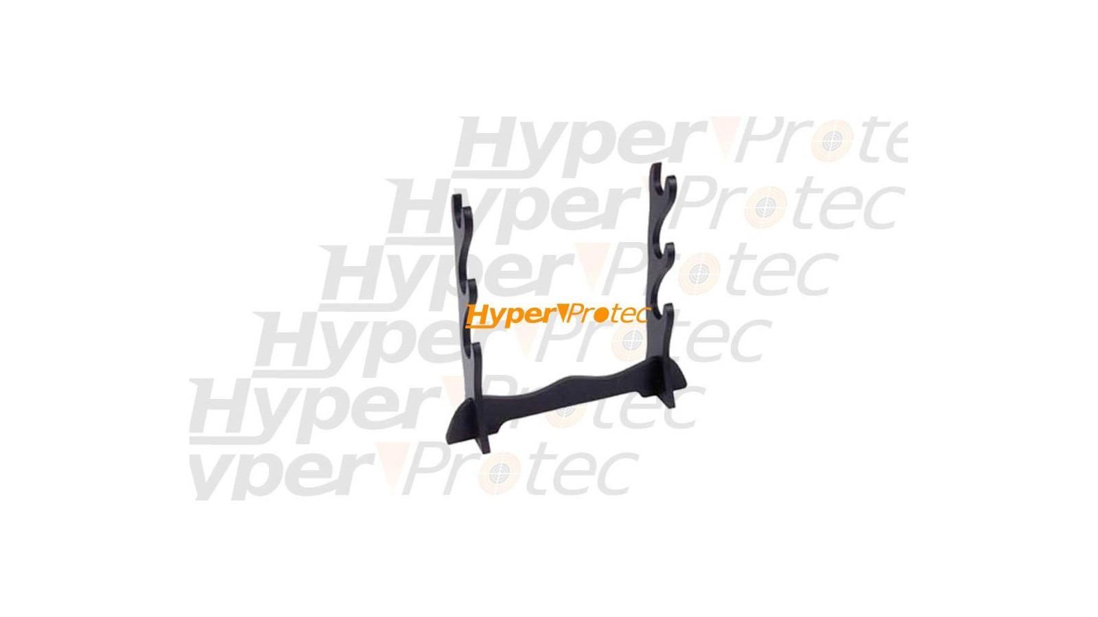 Suport negru pentru katana – 3 locuri Suport negru pentru katana – 3 locuri