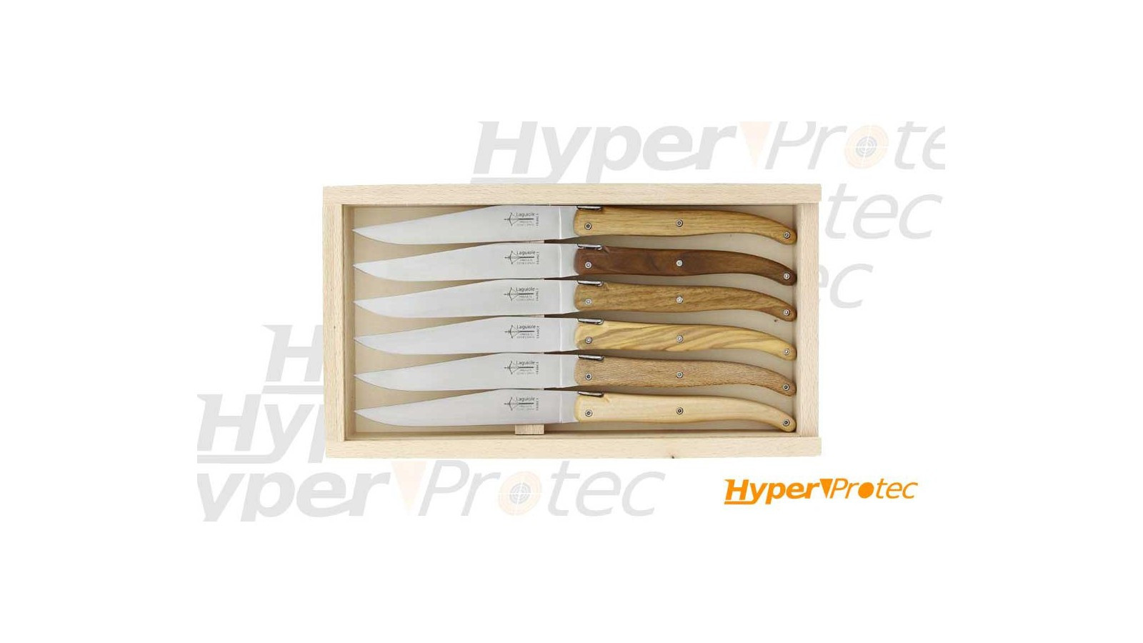 Set de 6 cuțite de masă Laguiole G. David