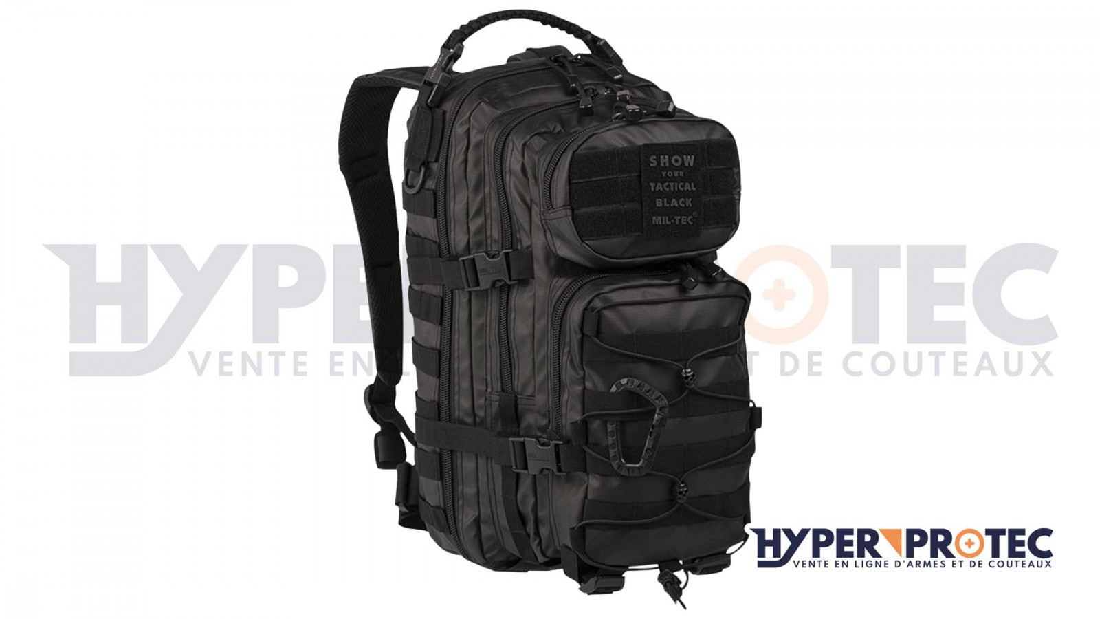 Miltec us assault tactical black – rucsac tactic