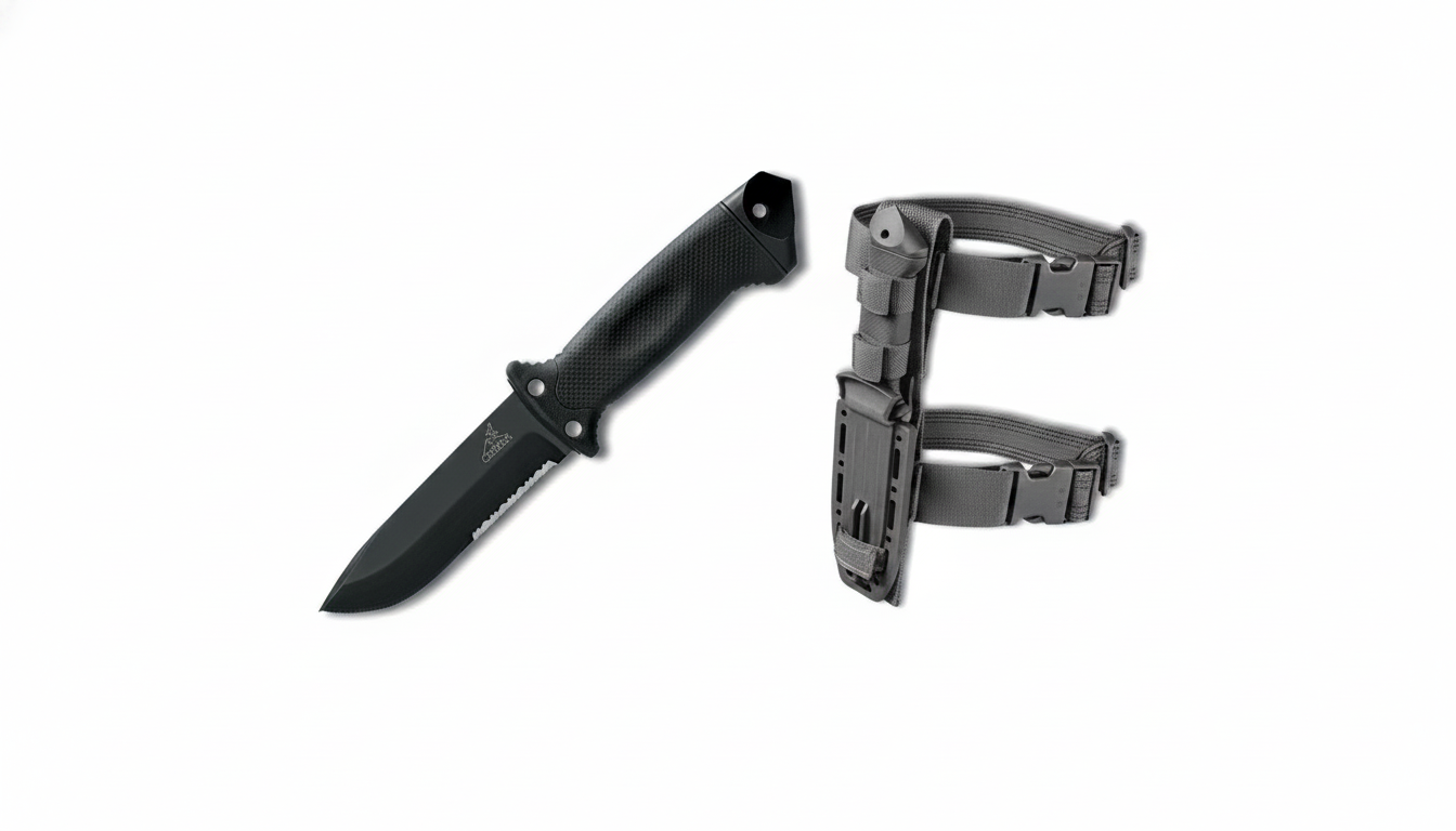 Cuțit Gerber LMF II Infantry cu toc pentru coapsă