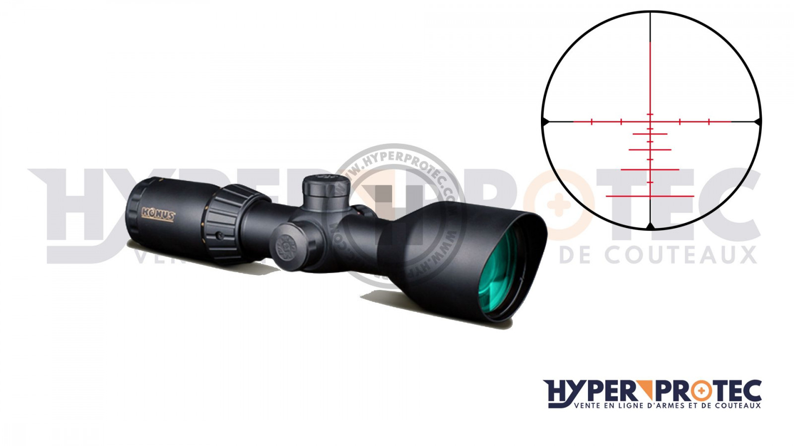 Konus Konuspro T-30 3-12x44 IR compact - lunetă de tir