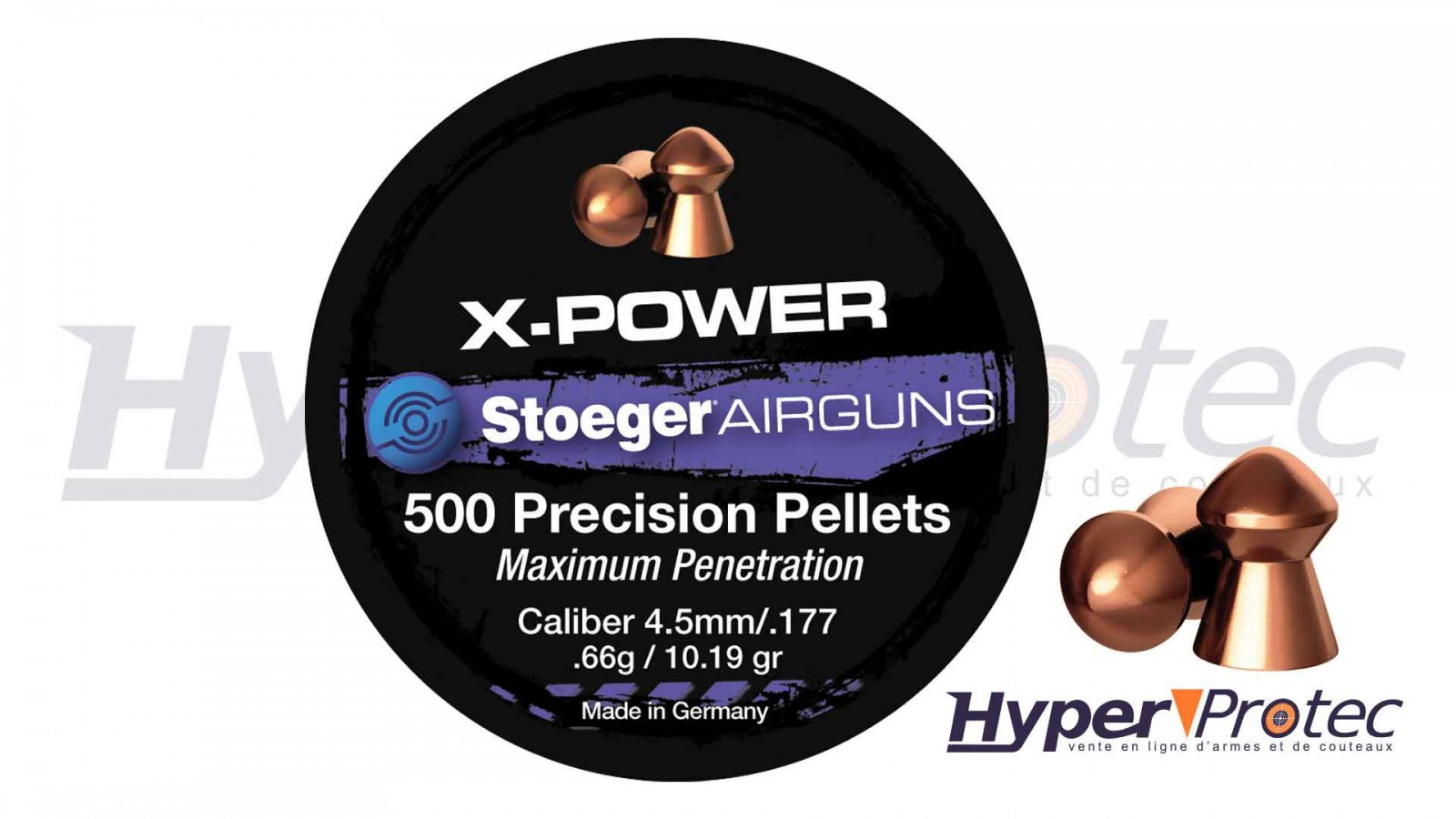 Gloanțe de 4,5 mm Stoeger X-Power Gloanțe de 4,5 mm Stoeger X-Power
