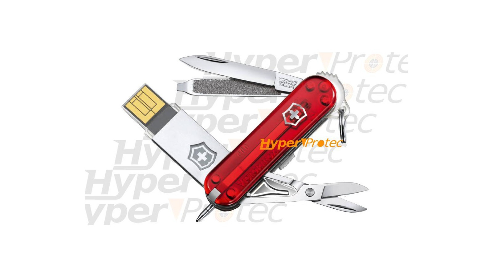 Cuțit elvețian Victorinox cu 8 instrumente și cheie USB de 16 GB