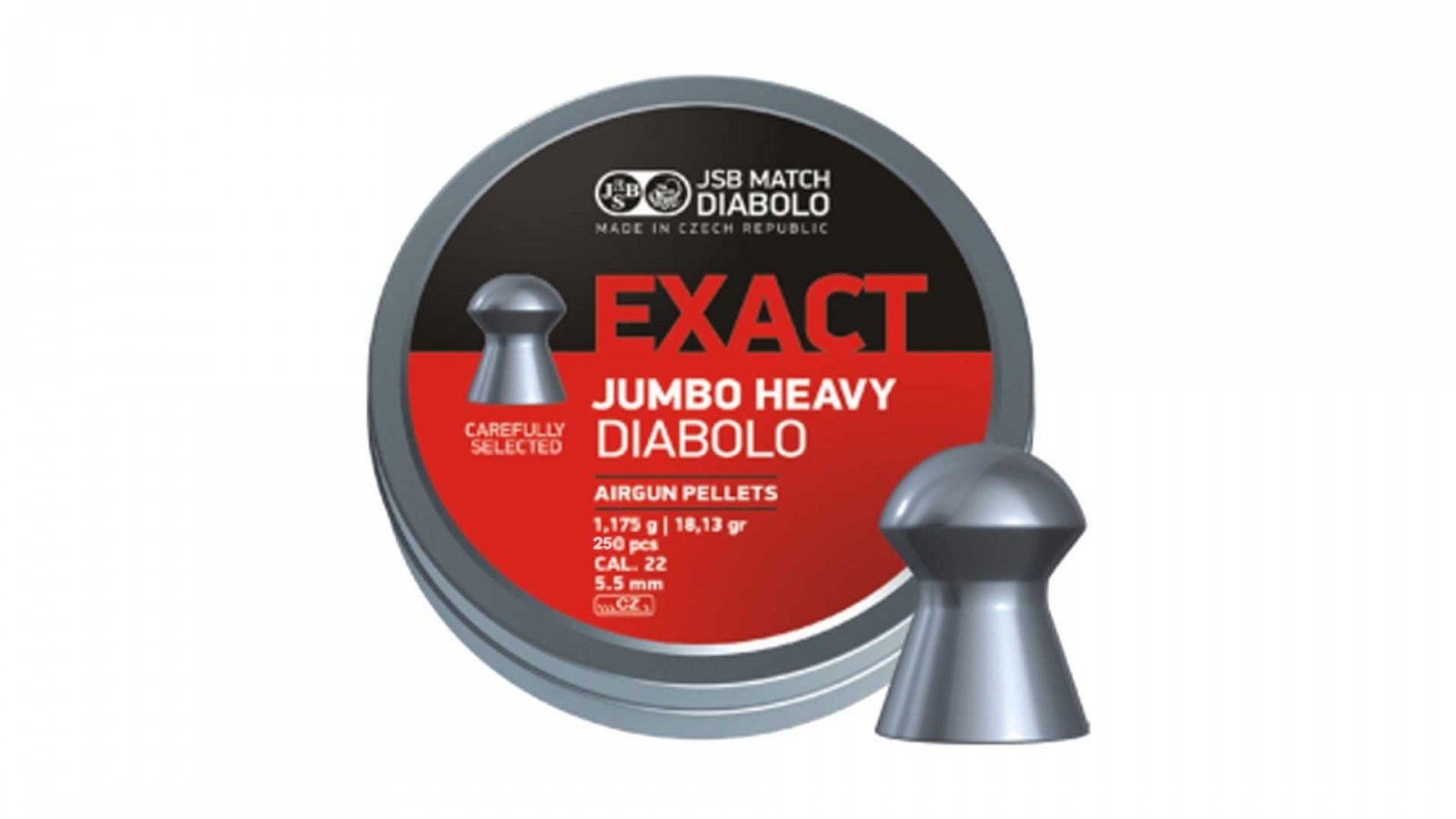 Gloanțe JSB Exact Jumbo Heavy 5,5 mm Gloanțe JSB Exact Jumbo Heavy 5,5 mm