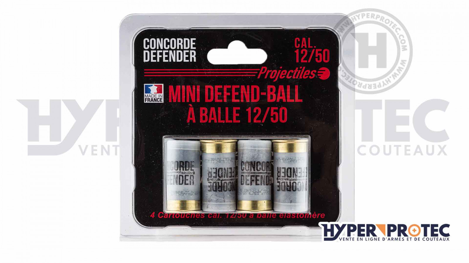Патрон калибър 12/50 Mini Defend-Ball с сачми
