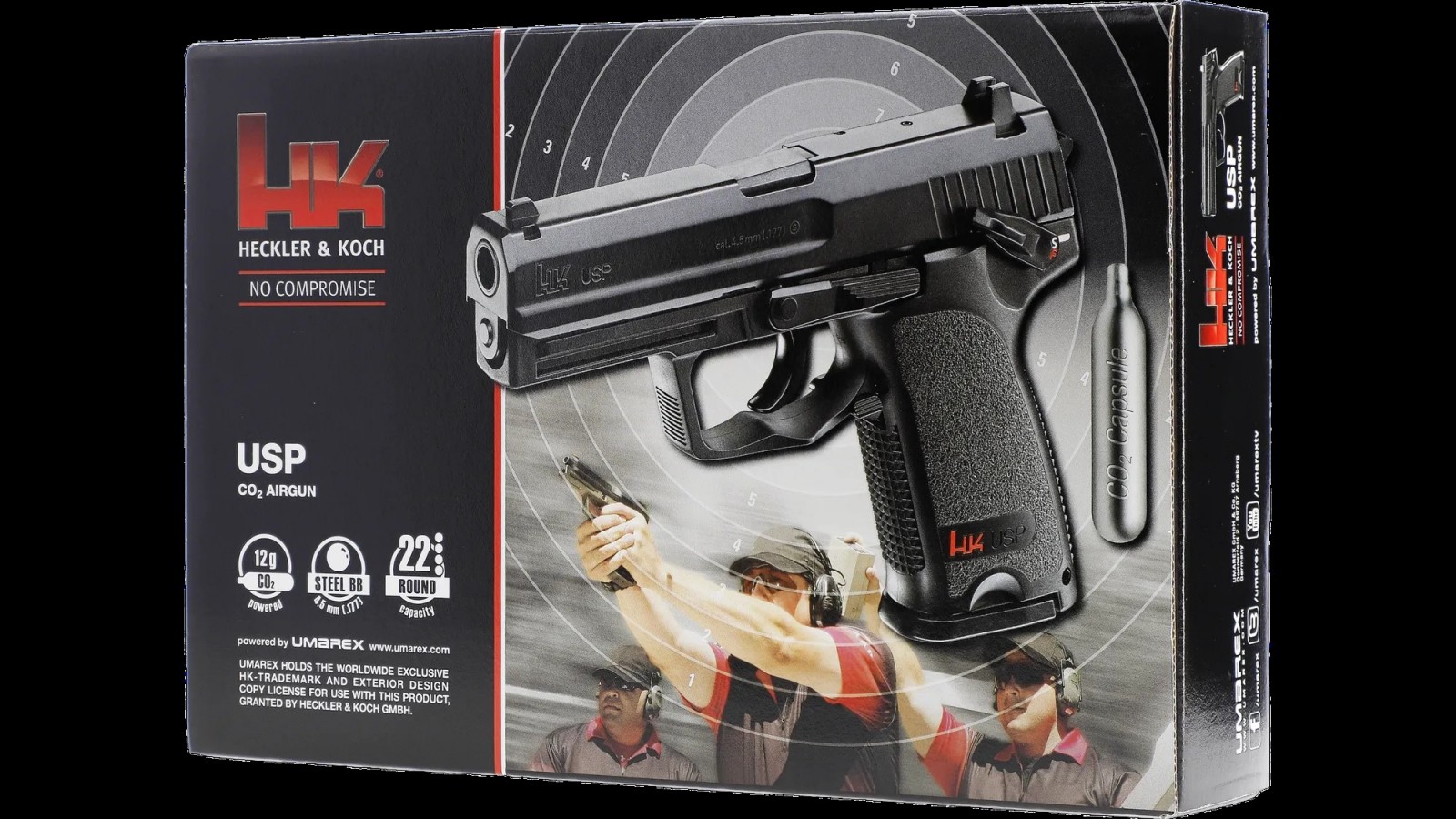 Пистолет с стоманени сачми Heckler & Koch USP